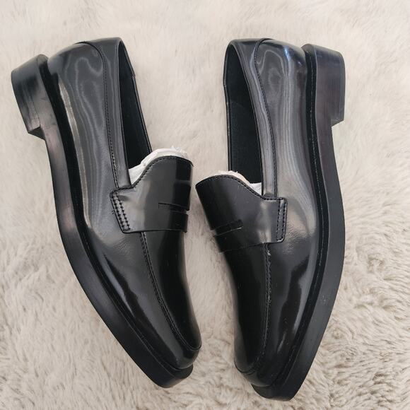 NEW Everlane The Penny Loafer Classic Black Leather - Picture 1 of 10
